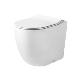 Унитаз напольный Rimless 37x52 см без крышки