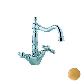 Смеситель для раковины на 1 отверстие, с донным клапаном