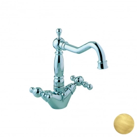 Смеситель для раковины на 1 отверстие, с донным клапаном