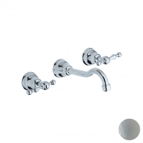 Смеситель для раковины на 3 отверстия из стены