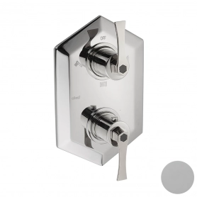 Внешняя часть встроенного термостата с переключателем на 3 положения 'девиа-стоп'