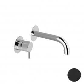 Внешняя часть смеситель для раковины на 2 отверстия из стены,излив 208-175 мм