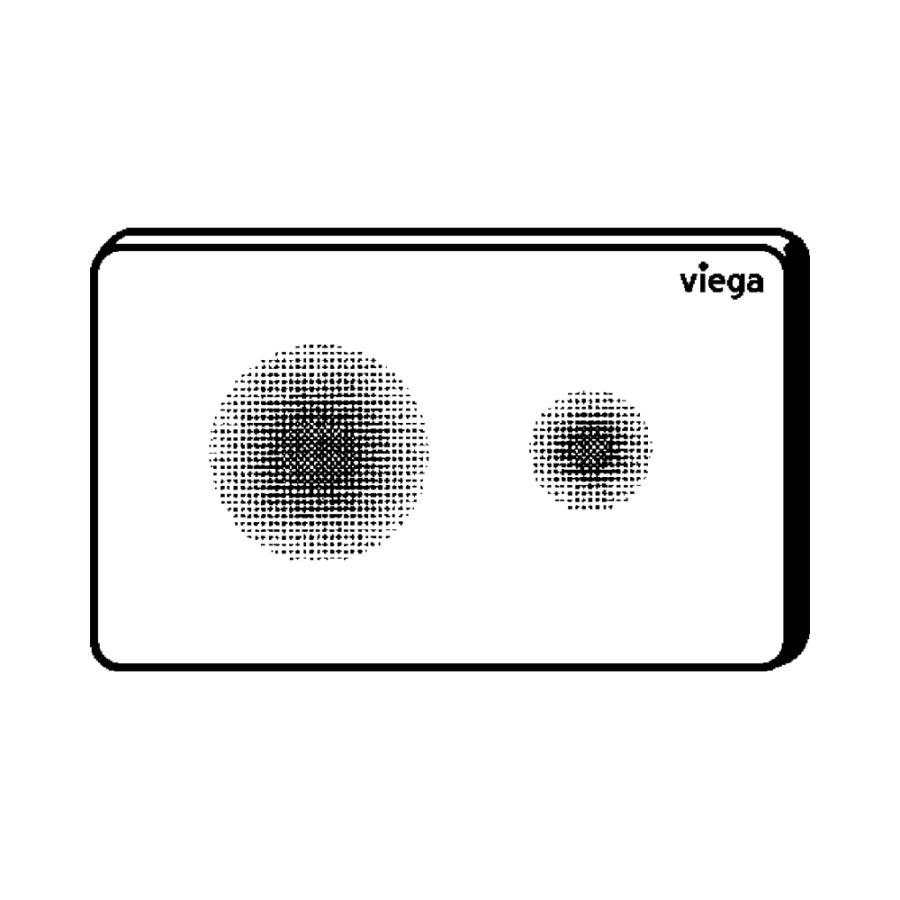 VIEGA Prevista Visign for Style 25 Sensitive Модель 8615.1 Панель смыва для унитазов 774356 - Изображение 4