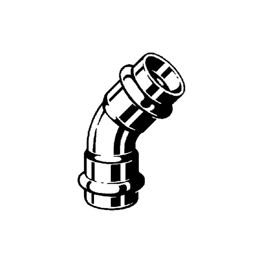 Купить VIEGA Отвод 45° Profipress Модель 2426