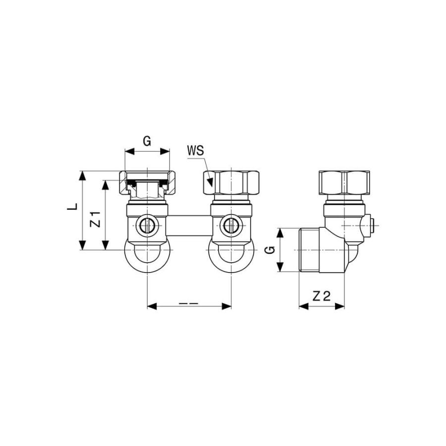 VIEGA Соединительный элемент для подключения радиатора Модель 1097.5 3/4' 359133 - Изображение 3