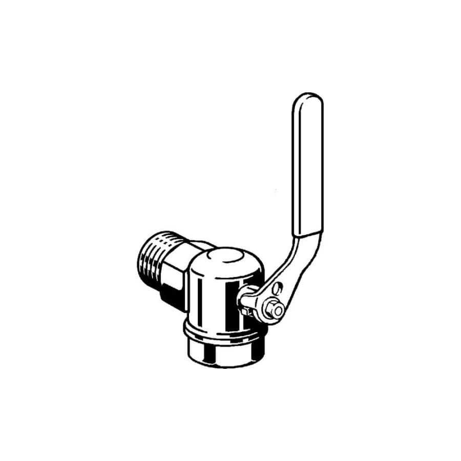 VIEGA Угловой шаровой кран для газового счетчика Модель G2110S Ø ¾ / ¾ 618759 - Изображение 3
