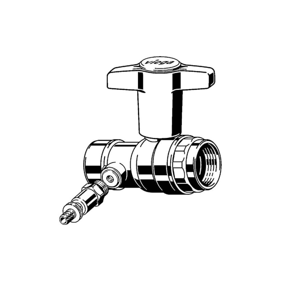 Купить VIEGA Шаровой кран Easytop Модель 2275.5