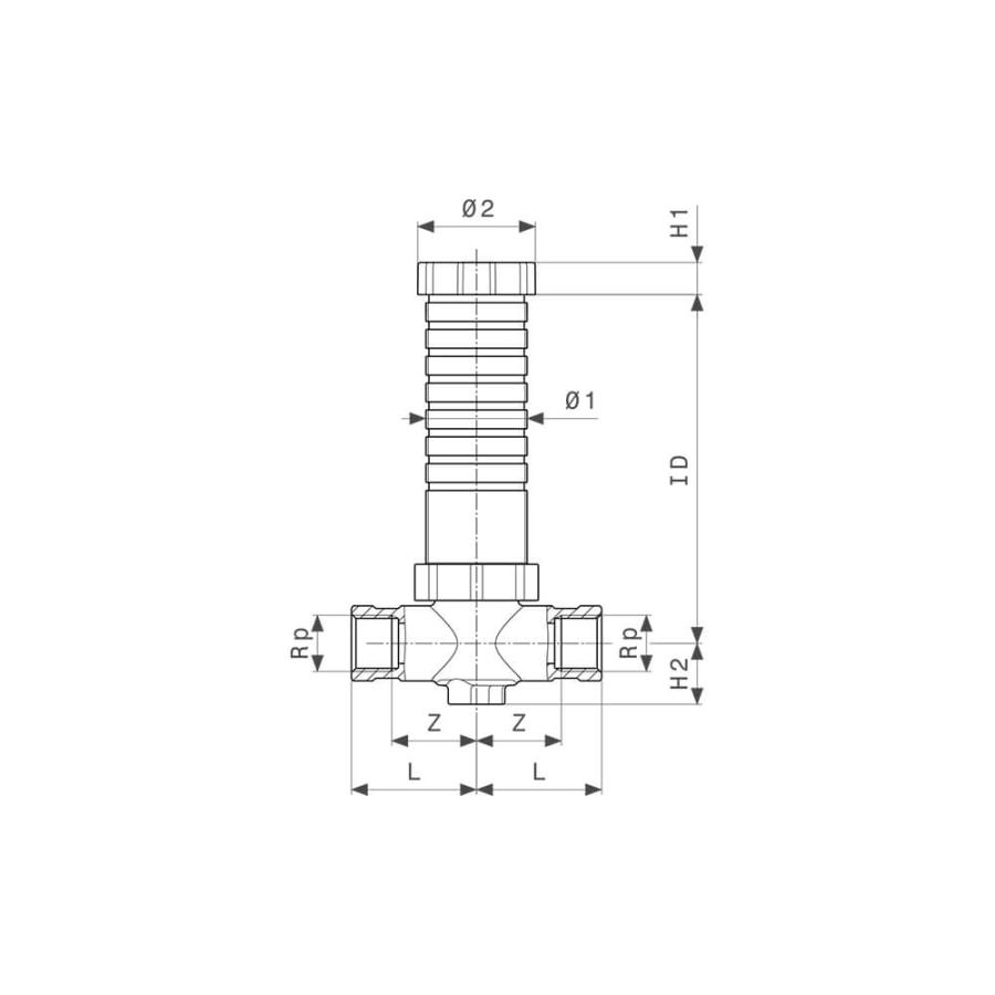 VIEGA Полнопроходной вентиль для скрытого монтажа Easytop Модель 2278.6 Ø ½ 747374 - Изображение 3