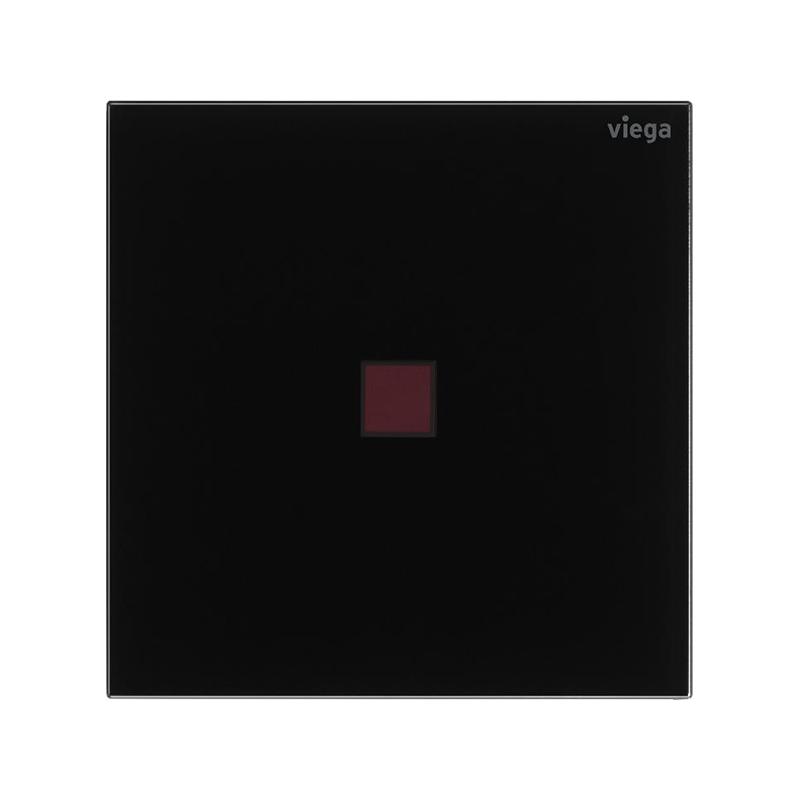 VIEGA Prevista Visign for More 200 Модель 8620.2 Панель смыва для писсуара инфракрасная активация смыва стекло цвет глубокий черный 774677 - Изображение 2