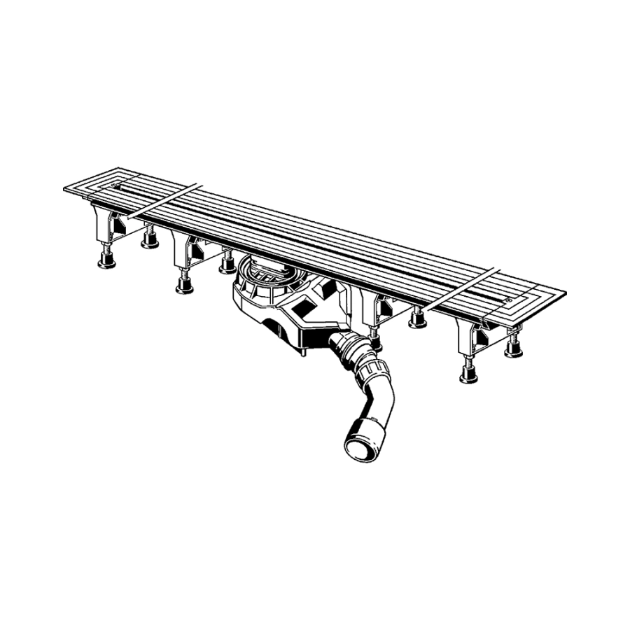 VIEGA Advantix Vario Модель 4966.10 Базовый элемент душевого лотка с ...