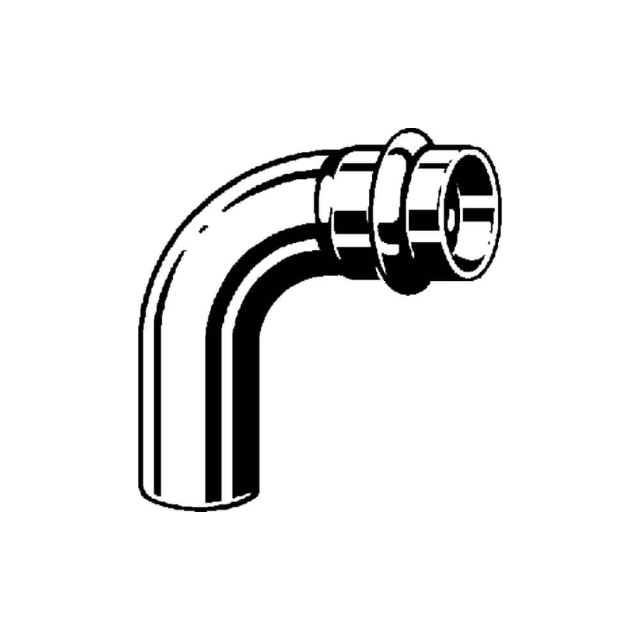 Produktbild von Viega Sanpress 90° Kurve 2316.1 – 18 Mm Edelstahl Pressfitting Für Trinkwasser & Heizung, DVGW-zertifiziert