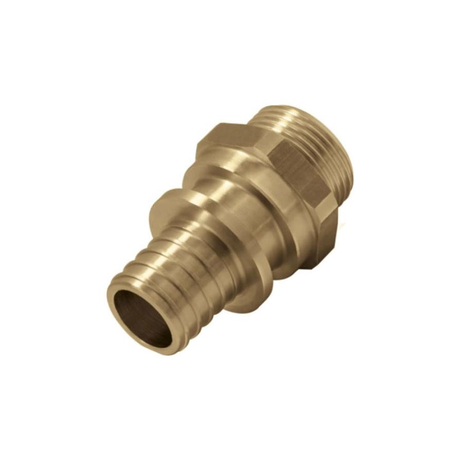KAN-therm Соединитель латунный Push с манжетой с резьбой наружной 1109045019