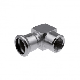 Отвод с внутренней резьбой press - короткий