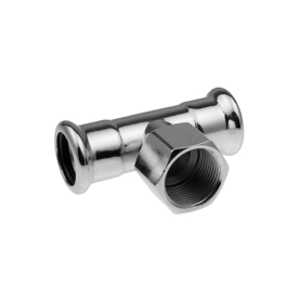 Тройник с внутренней резьбой press