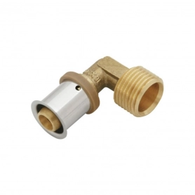 Отвод Press c пресс-кольцом с наружной резьбой