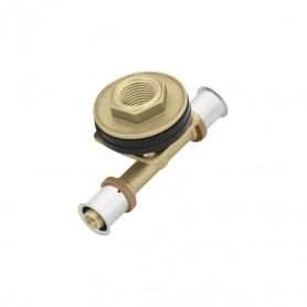 Тройник Press LBP с внутренней резьбой с гайками (применяется при „сухих” строительных работах)