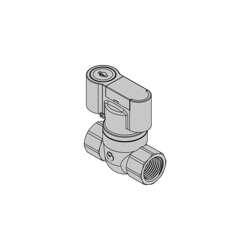 TECO T4 PUNTO BLU Запорный клапан с блокировкой для подачи со сниженным расходом F 3/4” T404S11000 - Изображение 1
