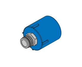 Фитинг для труб PPR синий