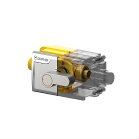 K164 Встраиваемый запорный кран для газа с рычагом