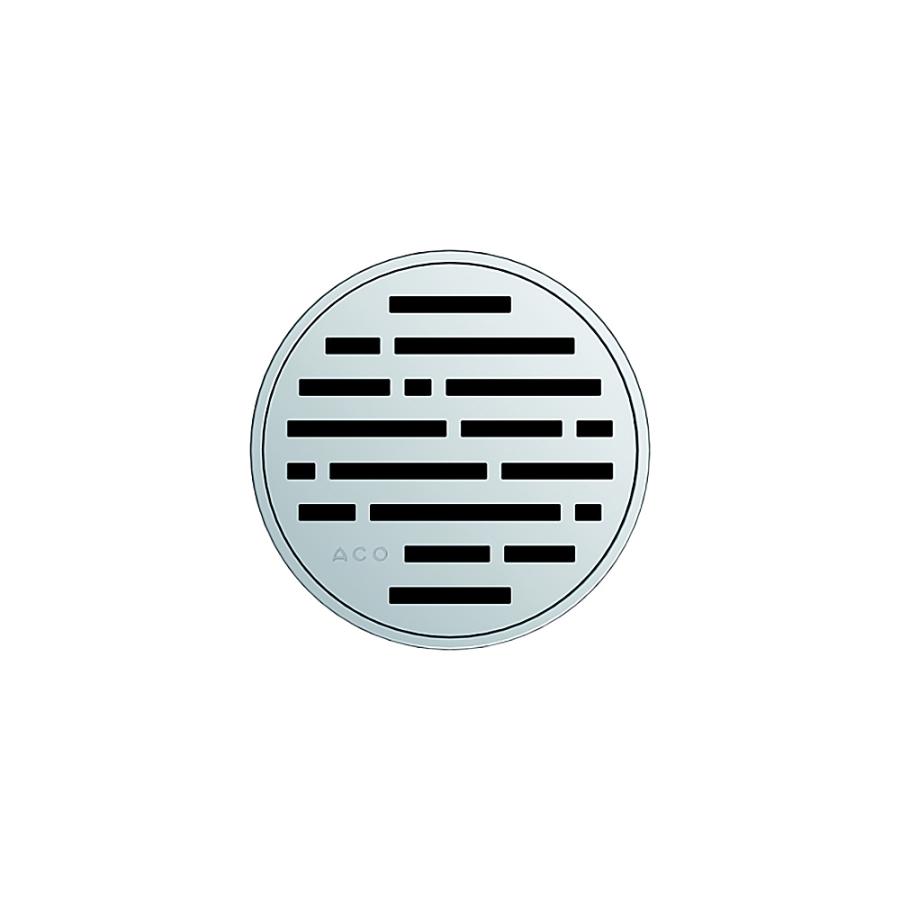Aco Решетка из нержавеющей стали трапа Showerpoint круглая дизайн 'микс' 5141.25.30 - Изображение 1