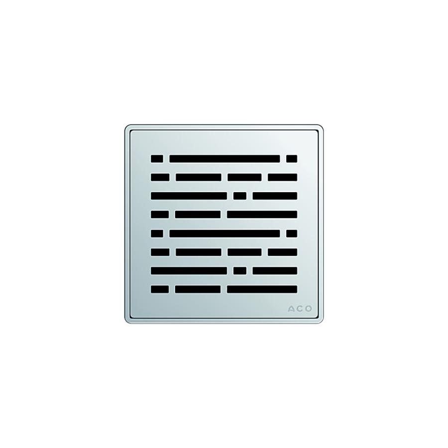 Aco Решетка из нержавеющей стали трапа Showerpoint квадратная дизайн 'микс' 5141.20.30 - Изображение 1